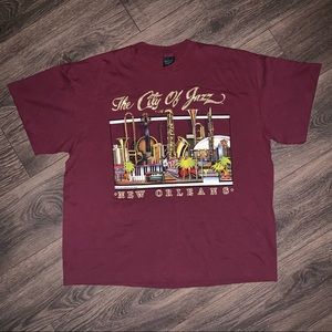 Vintage late 80s Made in USA New Orlean tee
